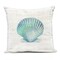 Stupell Industries Gradient Clam Seashell Outdoor Printed Pillow design by Susan Arnot, 18 x 7 x 18
